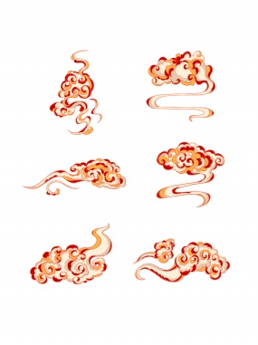 传统花边花纹素材psd